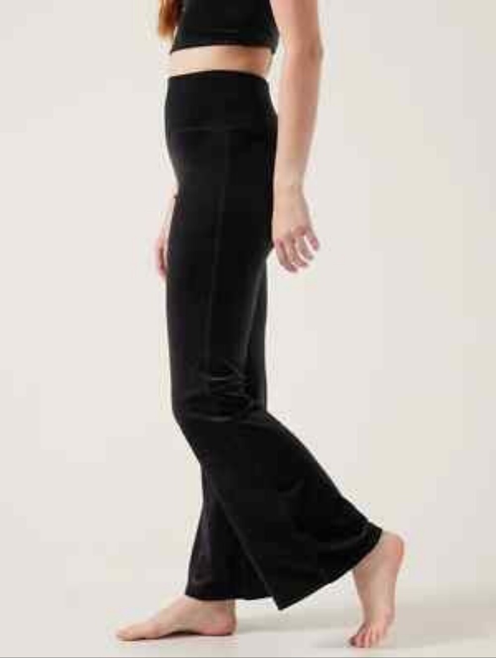 Athleta Elation Velvet Flare Pant